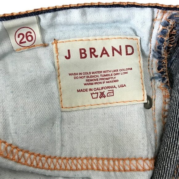 J Brand Like New 5 Pocket Zip Up Jeans  Size 26 - Picture 8 of 8
